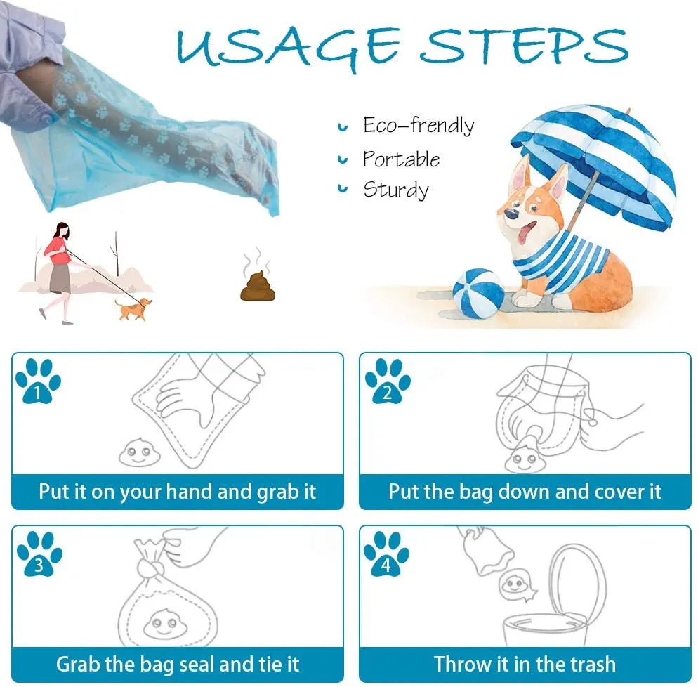 Eco-Friendly Poop Bags for Dogs: Leakproof, Biodegradable Waste Bags - Sonic Bark