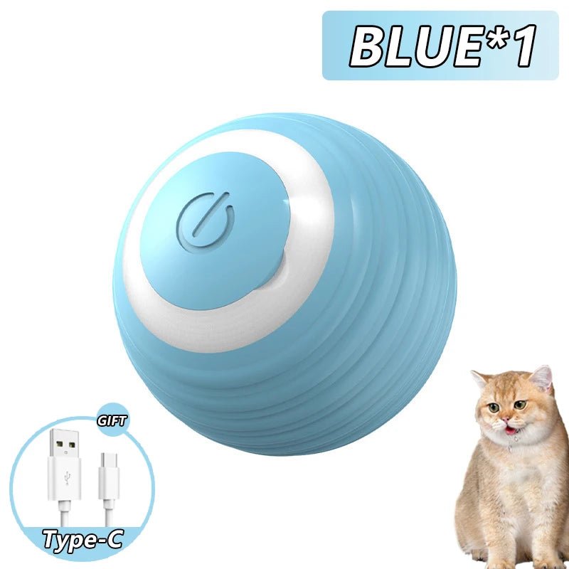 Automatic Cat Ball Toy - Interactive Rolling & Play - Sonic Bark