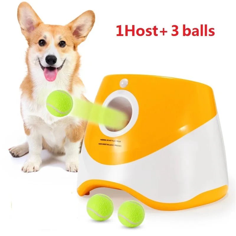 Automatic Tennis Ball Launcher for Small Dogs | Interactive Fetch Toy - Sonic Bark