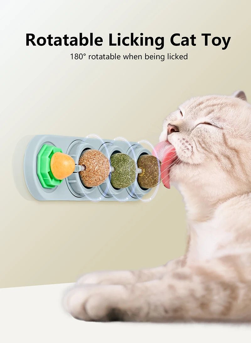 Silvervine & Catnip Dental Chew Balls for Cats - Natural Teeth Cleaning & Energy Boost - Sonic Bark